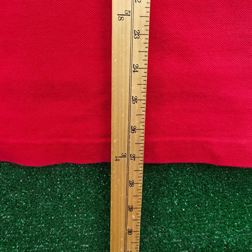 Guatemala Resplendent Quetzal Embroidered Polo Shirt Mens Large Red Souvenir - Picture 5 of 7